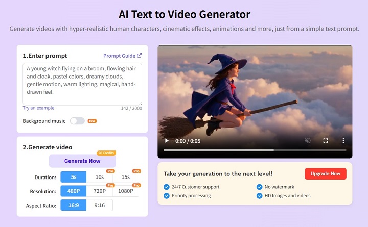 AI Text to Video Steps