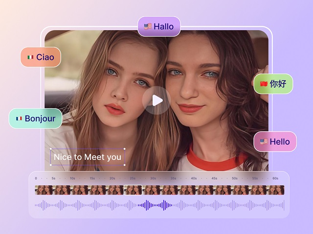 Your voice in multiple languages