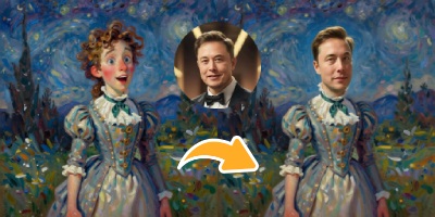 Oil Painting Head Swap